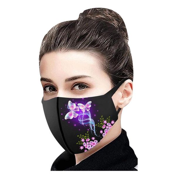 

1 5 10 25pc взрослых отпечатки маска halloween cosplay маска для лица маска masque mascarillas mascherine тушь шарф mondmasker bbyxip