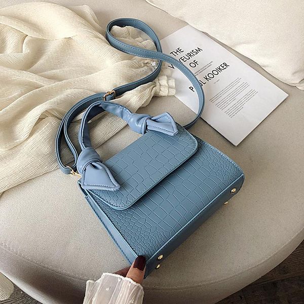 

new fashion handbag stone pattern alligator pattern small women square tote bag designer shoulder messenger bag sac