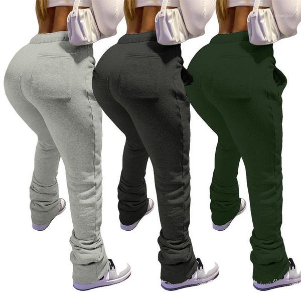 

grey thick stacked sweatpants street style stacked leggings joggers women flare pants sweat pants winter thick warm trousers1, Black;white