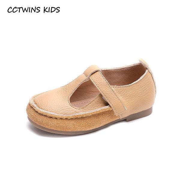 

flat shoes cctwins kids 2021 spring genuine leather fashion baby flats girls brand mary jane soft black toddlers gm2771, Black;grey