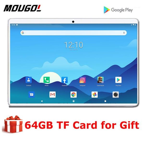 

tablet pc 10 inch octa core andriod 9.0 os 4g lte phone call 1280*800 ips screen 3gb ram type-c 5g wifi gps netflix tablets1