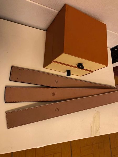 

2021 fashion belts l belts big gold buckle belt men womens leather belts wholesale ing, Black;brown