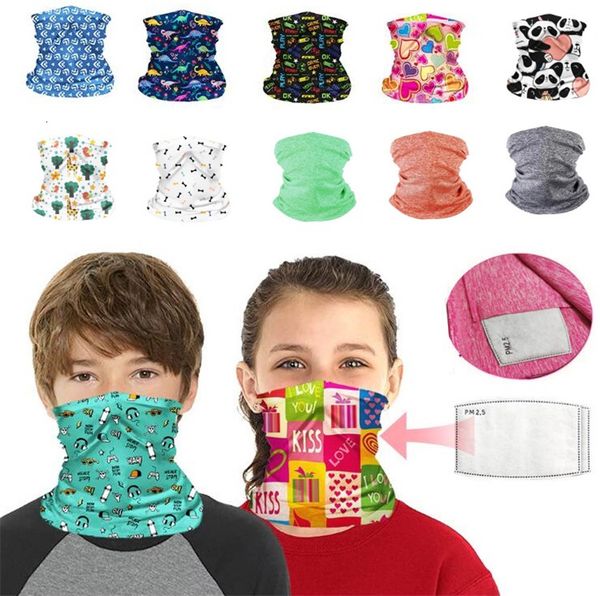 

27 designs children face shield filter protective mask outdoor sunscreen riding face mask magic scarf neck gaiter balaclava turban