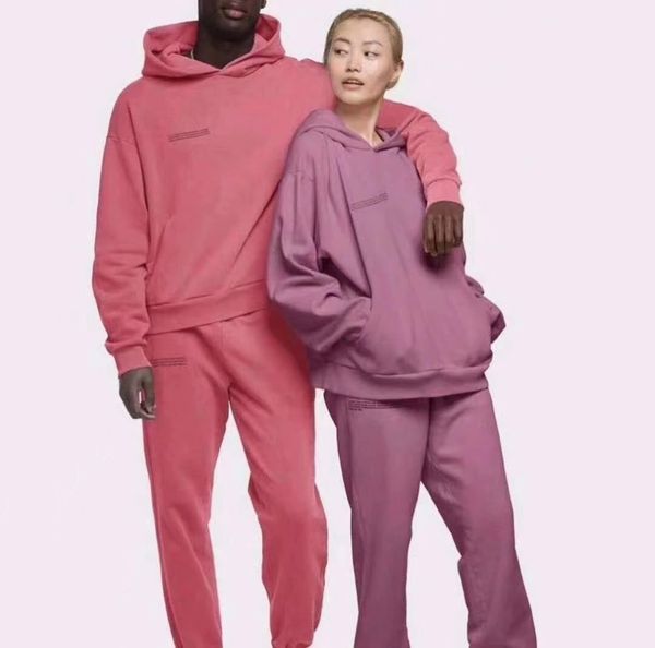 

european and american style hooded loose plus velvet thick sweater suit (and the same children's suit, Gray