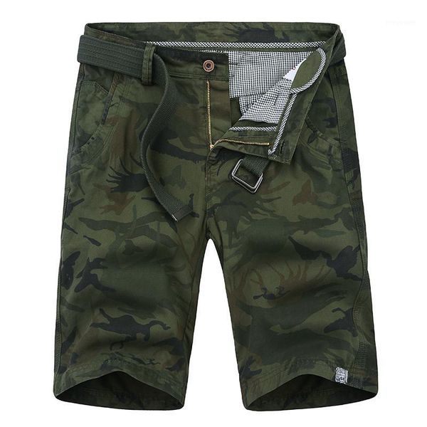 

2020 summer camouflage cargo shorts men's baggy shorts mens multi pocket zipper cargo trousers abz2851, White;black