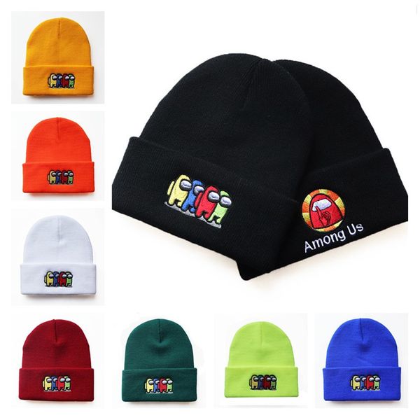

beanie hat among us knitted hat cartoon designers winter hats warm knitted crochet tuque skull cap cycling ski headwear f120204, Yellow