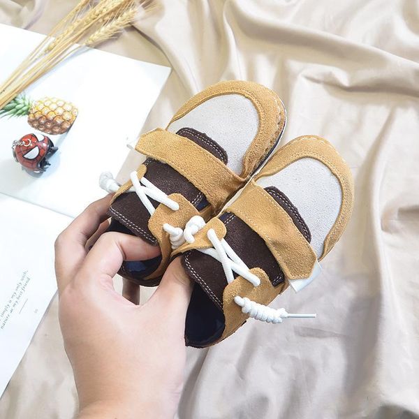 

kids sport shoes autumn genuine leather boys sneakers children girls casual shoes flat non-slip teenger student ssw0861, Black