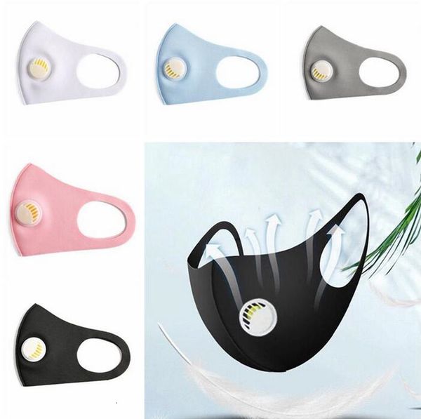 

face mask mundschultz maske with valve anti dust cycling protective masks washable reusable ice silk cotton fashion designer masks