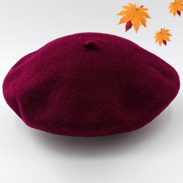 

cokk осень зима шапки для девочек шерстяные берцы мягкие теплые берутские художники cap дети девушки берета шляпные шапки gorras planas good, Blue;gray