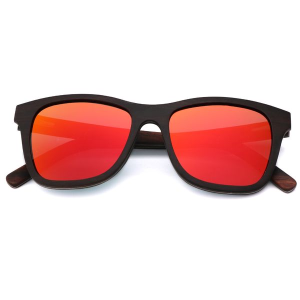 

selling bamboo riding fashion polarized color-changing sunglasses