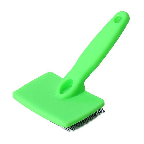 

pet comb with stainless steel dense needle lice removal massage brush dog cat grooming tool accessories q wmtrks, Silver