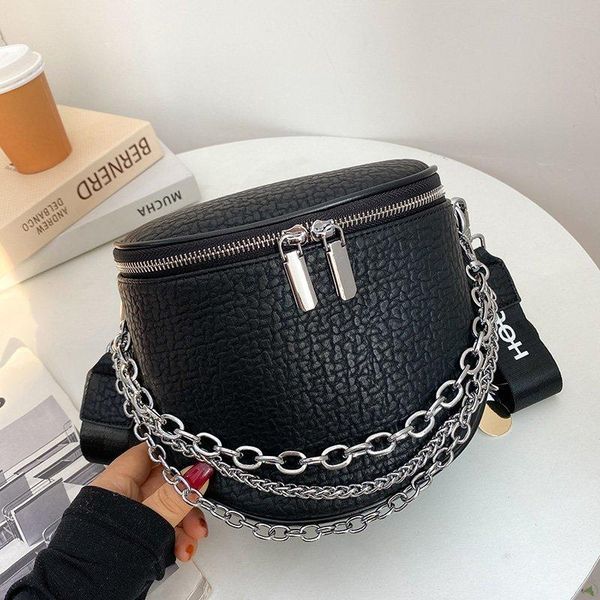 

fashion women shoulder bags designer three chains handbags luxury lychee pattern leather crossbody bag female tote