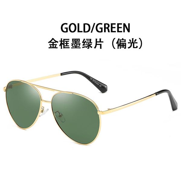 

sunglasses pilot metal men with polarized lens for drivers driving glasses, White;black
