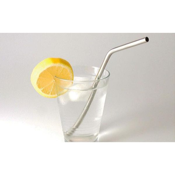 

300pcs/lot stainless steel straw eco-friendly drinking straws practical beer tool bend drinkin sqcgoq dh_seller2010