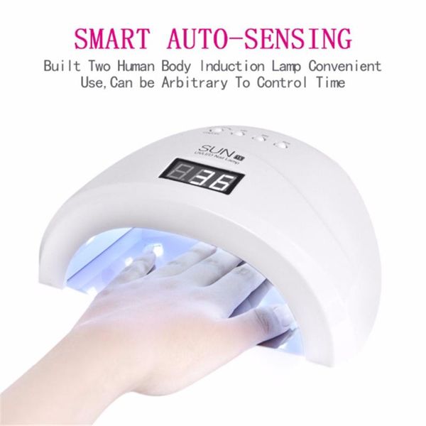 

nail dryers sunone 30pcs uvled 48w led uv gel curing quickly lamp dryer light polish art machine
