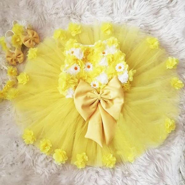 

1-5y newborn toddler baby kid girls princess dress lace flower tutu party wedding birthday dresses for girls children jllmbh