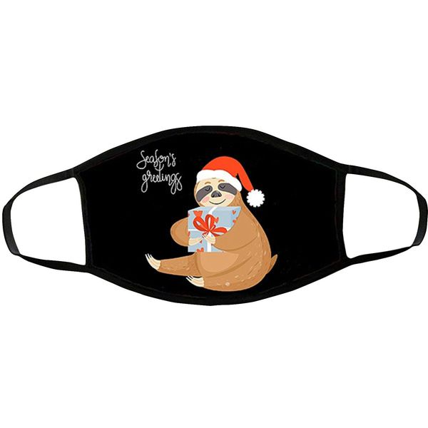 

christmas mask reusable face mask headband bandana mouthmask mascarillas navidad masken waschbar mondmasker mascarillas bbyooo, Black