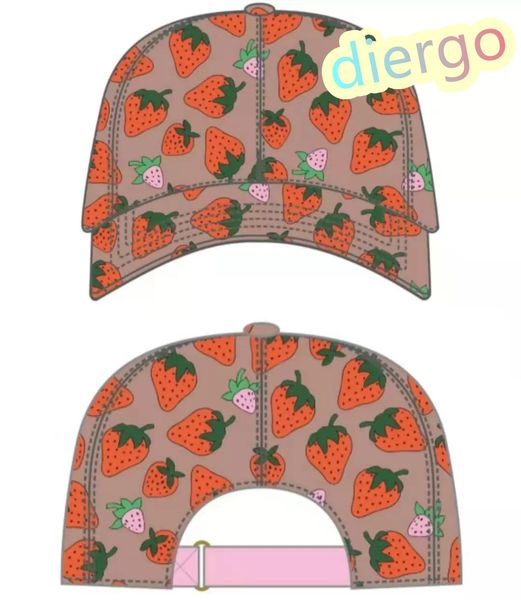 

strawberry baseball caps man's cotton cactus classic letter ball caps summer women sun hats outdoor adjustable snapback cap girl's, Blue;gray