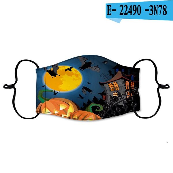

dhl halloween for children christmas fashion 3d printing anti-dust breathable washable mask fr
