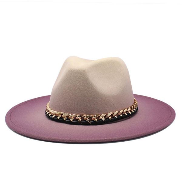 

2021 woolen women men ladies fedoras hat jazz caps winter autumn imitation european american round caps bowler hats, Blue;gray