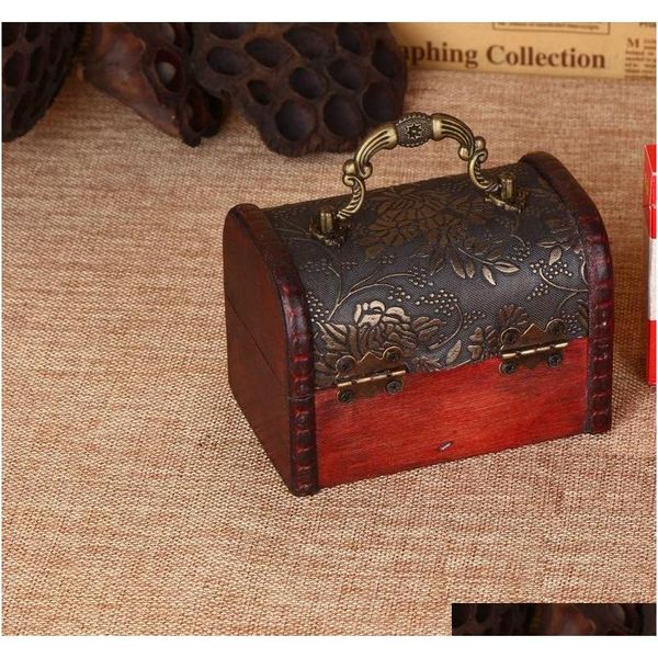 

jewelry box plywood storage case flowers pattern retro classic wooden vintage metal lock candy boxes small org sqctgf pp2006