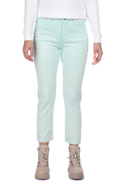 

regular fit water green women jean pants, Blue