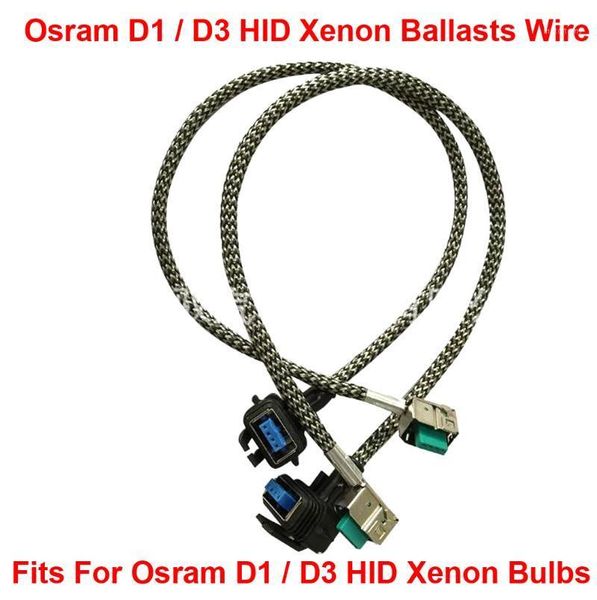 

2pcs d1s d1r d1c d3s d3r d3c hid xenon headlight bulbs ballasts wire harness cable adapter holder cord wiring socket plug n play1