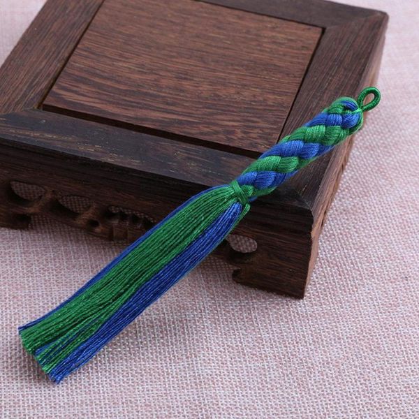 

5pcs double color tassel fringe diy ornaments bags crafts tassels curtain garment sewing accessories jewelry making pendant h sqcyjp