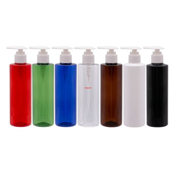 250ml x 12 garrafa de plástico com dispensador de design de coração cosmético para líquido e loção creme embalagem Bomba BottleGood Package