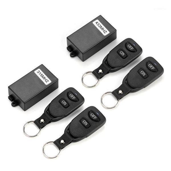 

ac 220v 1ch wireless remote control relay switch receiver w/ 2 transmitters zy1