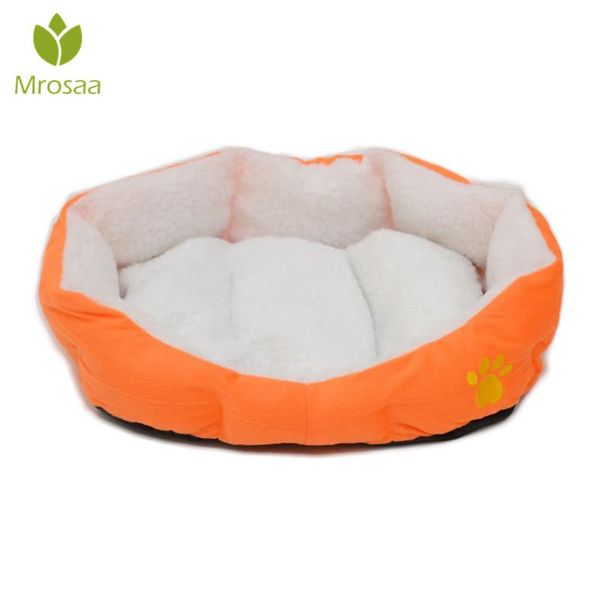 

cat beds & furniture 4 colors winter house super cute soft bed for warm cotton dog pet products mini puppy comfortable