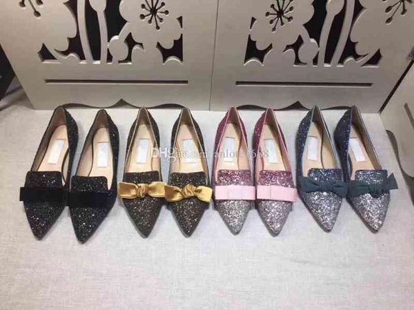 

sale-womens pointy toe flats with bow flamingo ice pink bronze loafers ballerinas espadrilles slip on casual dress ballet flat shoes, Black