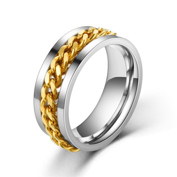 

титановый сталь новые горячие продажи пары пары модные кольца 201218, Silver