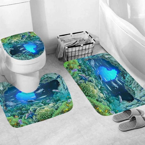 

bath accessory set 2021 products 3pcs non-slip mat bathroom kitchen carpet doormats decor accessories tool home household1