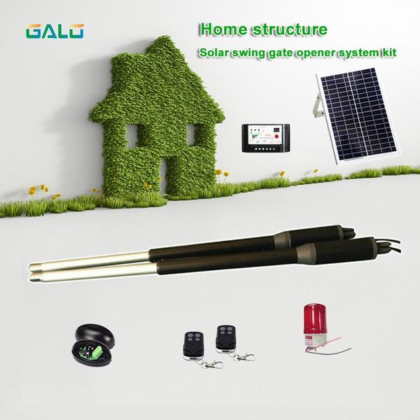 

ac110v/220v 24vdc 200kg per leaf electric linear actuator engine motor automatic wifi solar swing gate opener motor kits