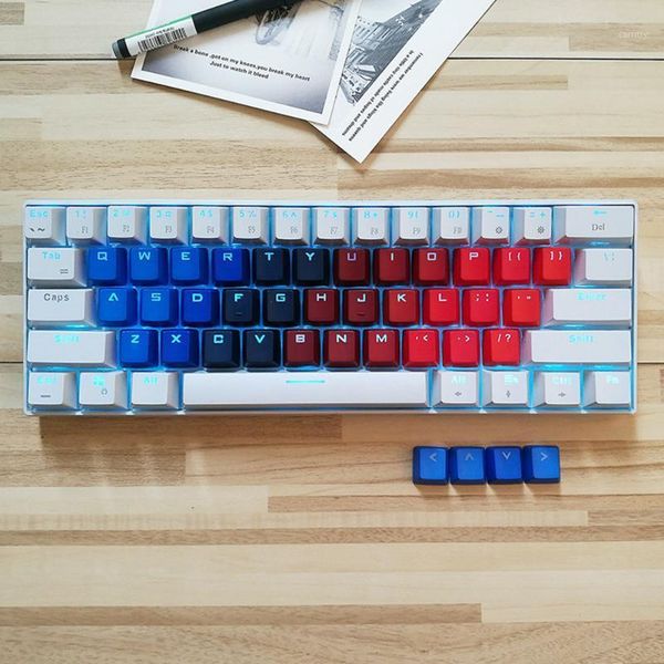 

37keys pbt backlit colorful alphabet keycaps for cherry mx switch mechancial game keyboard keycap replace green red blue rainbow1