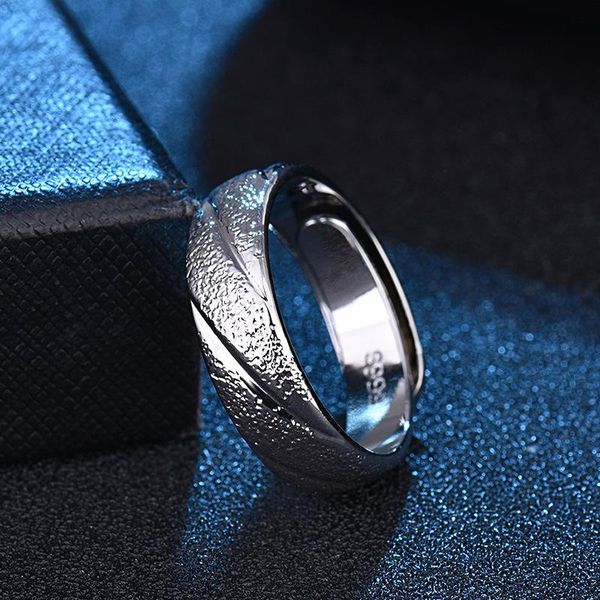 

yada gifts adjustable simple opening classic rings for men stainless steel ring male engagement wedding jewelry ring rg200028 sqcdwq, Silver