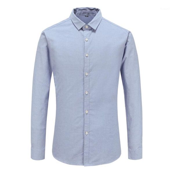 

mens long sleeve shirt high-quality male casual regular-fit button down shirts1, White;black