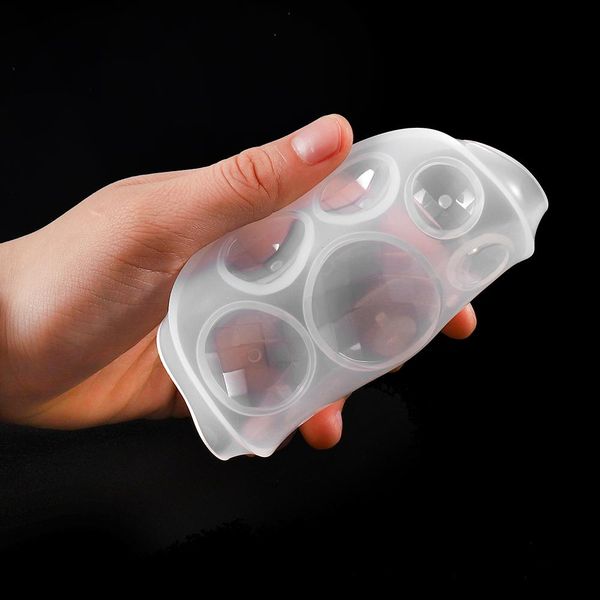 

1 шт силикон литьевой смолы mold круглой площади подвеска серьги эпоксидная смола diy изготовление ювелирных изделий finding аксессуары комм