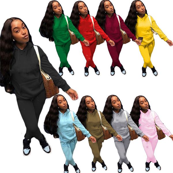 

women clothing hooded outfits hoodies legging sweatsuit 2 piece set s-2xl print pullover pants casual jogging suits tracksuits 4009, White