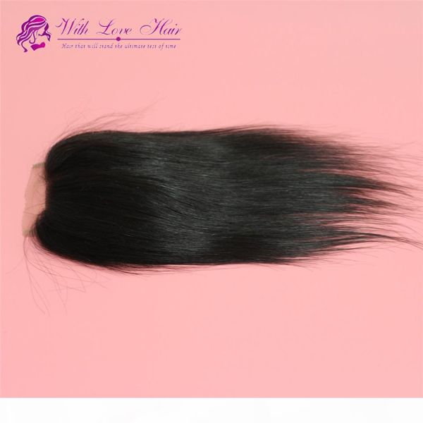 

closure malaysian virgin hair lace straight natural color swiss lace part middle part three part, Black;brown