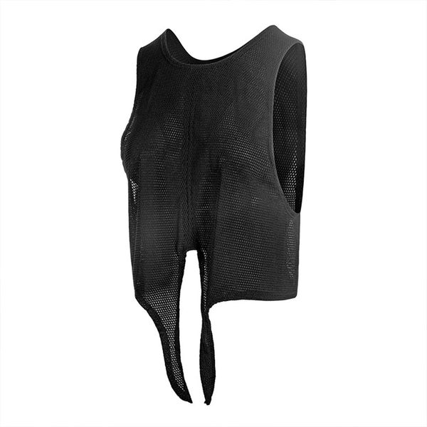 

yoga shirt t-shirt loose sleeveless exercise shirt exercise crop shirt vest quick dry women's sportswear, White