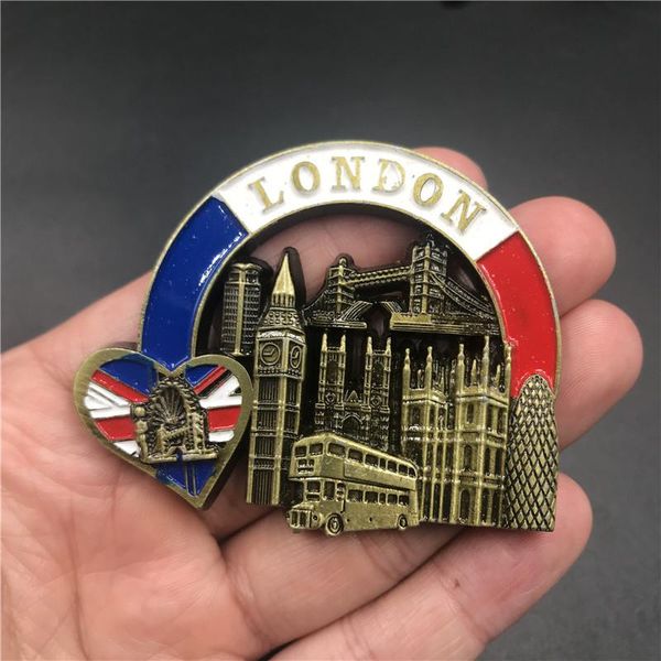 

3d наклейки на холодильник на наклейки matcher metal великобритания италия рим франция туризм мемориал древняя архитектура путешествия магни