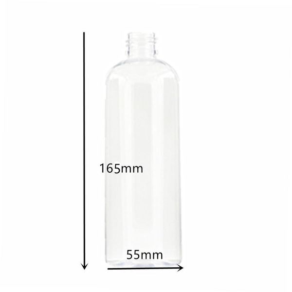 

пустые белые дозирующие крышки пластиковые бутылки, 300 мл / 10 унций ясную бутылку питомца с flit top caps пустой white jlllsw