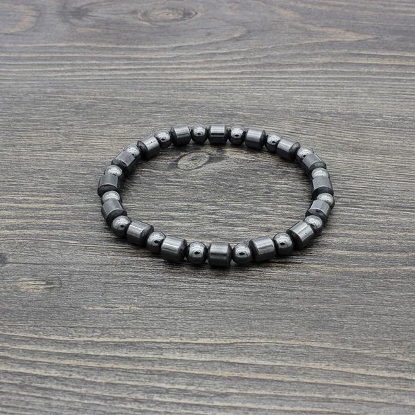

for women men health style bracelet plated silver magnetic black gallstone bracelets gifts fashion jewelry wholesale 30pcs