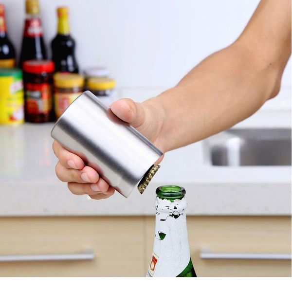 

stainless steel opener matic bottle openers beer soda cap wine bottle opener kitchen bar gift 3.43 x 2.09 x 2 bbyzxe