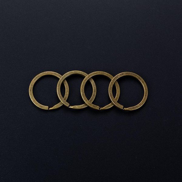 

thliveou 10pcs pack llavero бронза 25 мм держатель ключа держатель железный сплав ключ цепные аксессуары мода ключ для женщин мужчины jllxey