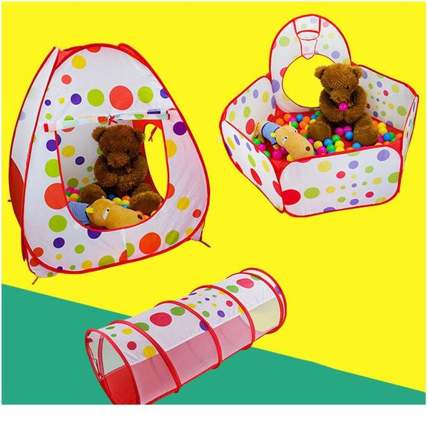 

imbaby 3 в 1 baby playpen портативные детские палатки детские океанские шары бассейн складной игры play playpen tunnel play house 30% скидка