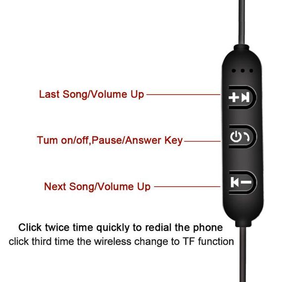 

5.0 bluetooth earphone sports neckband magnetic wireless headset stereo earbuds music metal headphones with jllgue infant2005