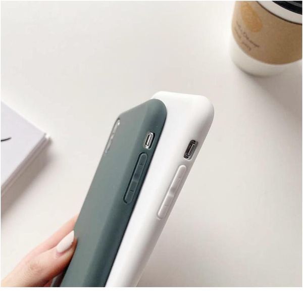 

luxury matte soft sile phone case for 12 11 pro xs max x xr 6 6s 7 8 plus se2 shockpro wmtmot